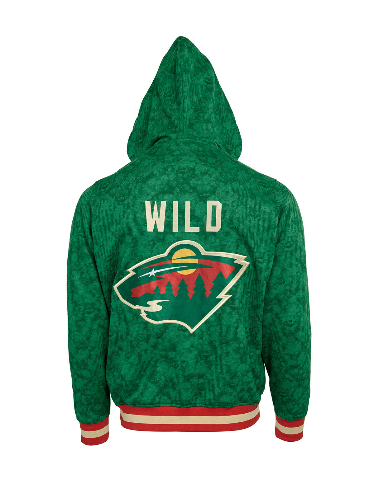 Minnesota Wild Hoodie - Show your team spirit, with the iconic team logo patch centered on the back, and proudly display your Minnesota Wild support in their team colors with this NHL hockey hoodie.