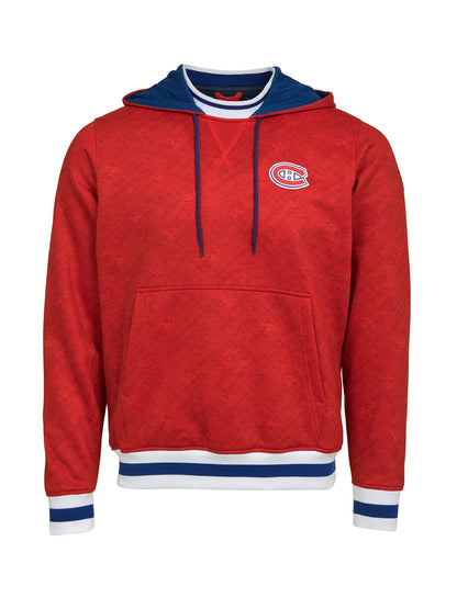 Montreal Canadiens Hoodie - Show your team spirit, with the iconic team logo patch on the front left chest, and proudly display your Montreal Canadiens support in their team colors with this NHL hockey hoodie.