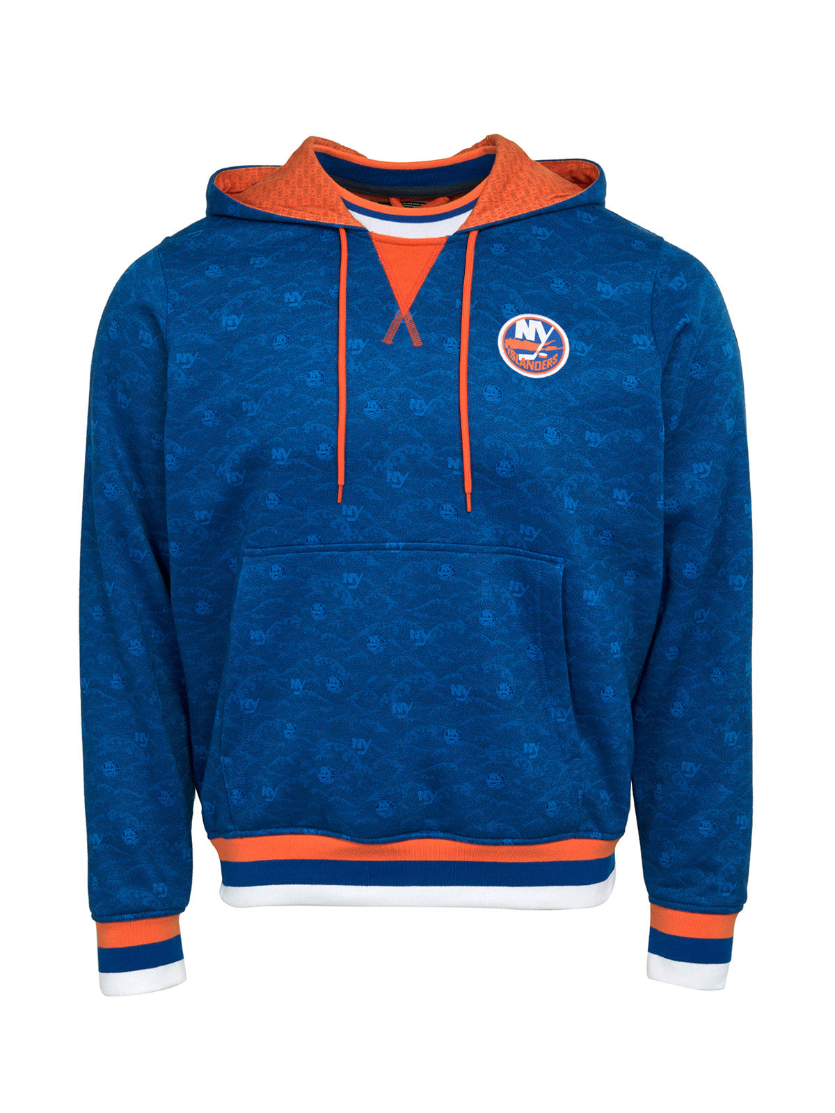 New York Islanders Crew Neck Hoodie Official NHL Merchandise FE Apparel