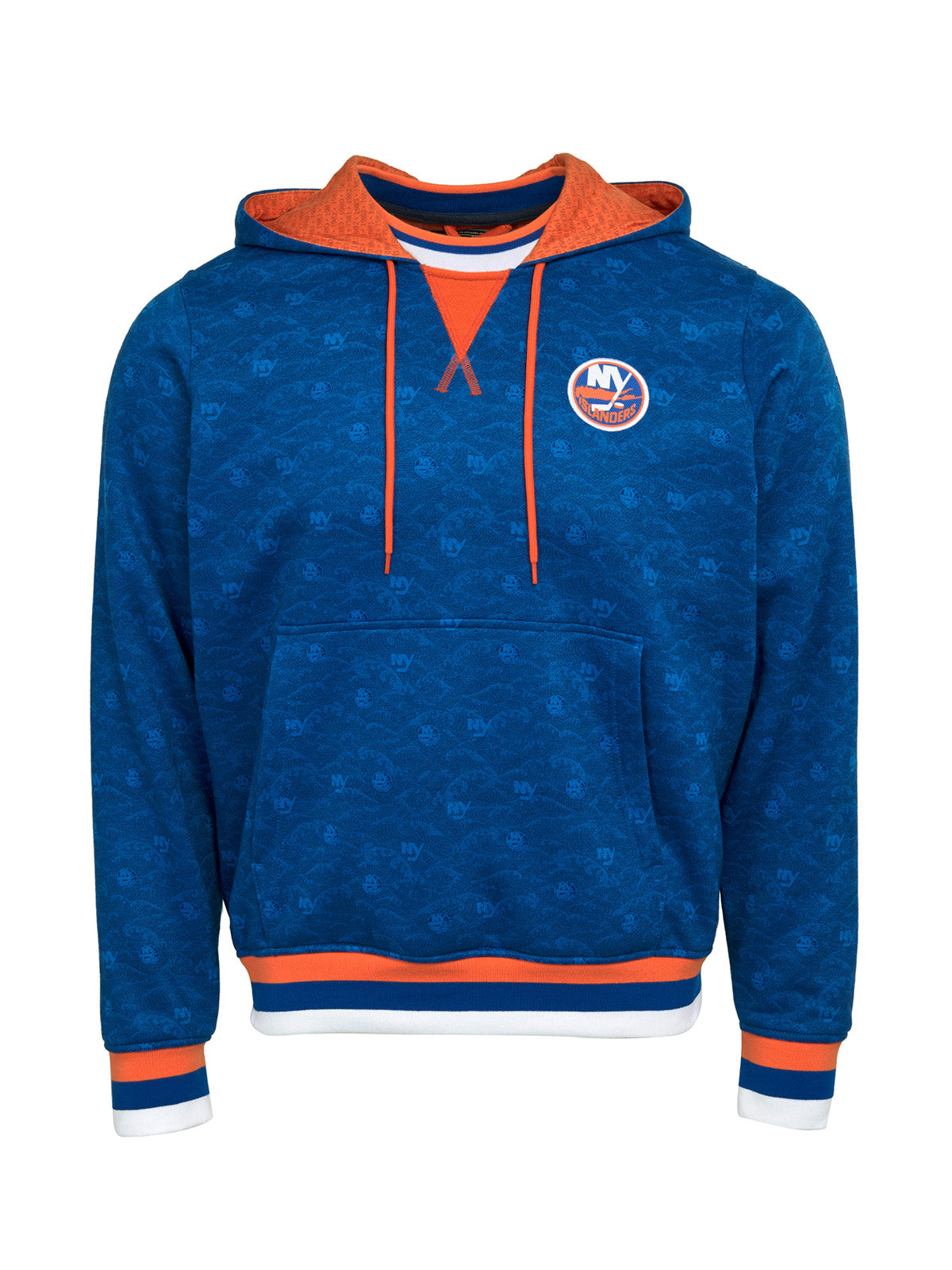 New York Islanders Hoodie - Show your team spirit, with the iconic team logo patch on the front left chest, and proudly display your New York Islanders support in their team colors with this NHL hockey hoodie.