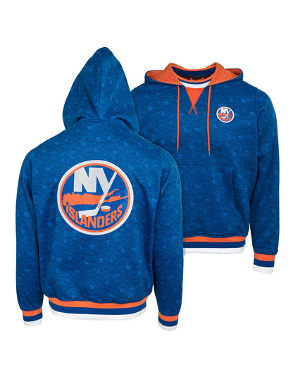 New York Islanders Hoodie - Show your team spirit, with the iconic team logo patch on the front and back, and proudly display your New York Islanders support in their team colors with this NHL hockey hoodie.