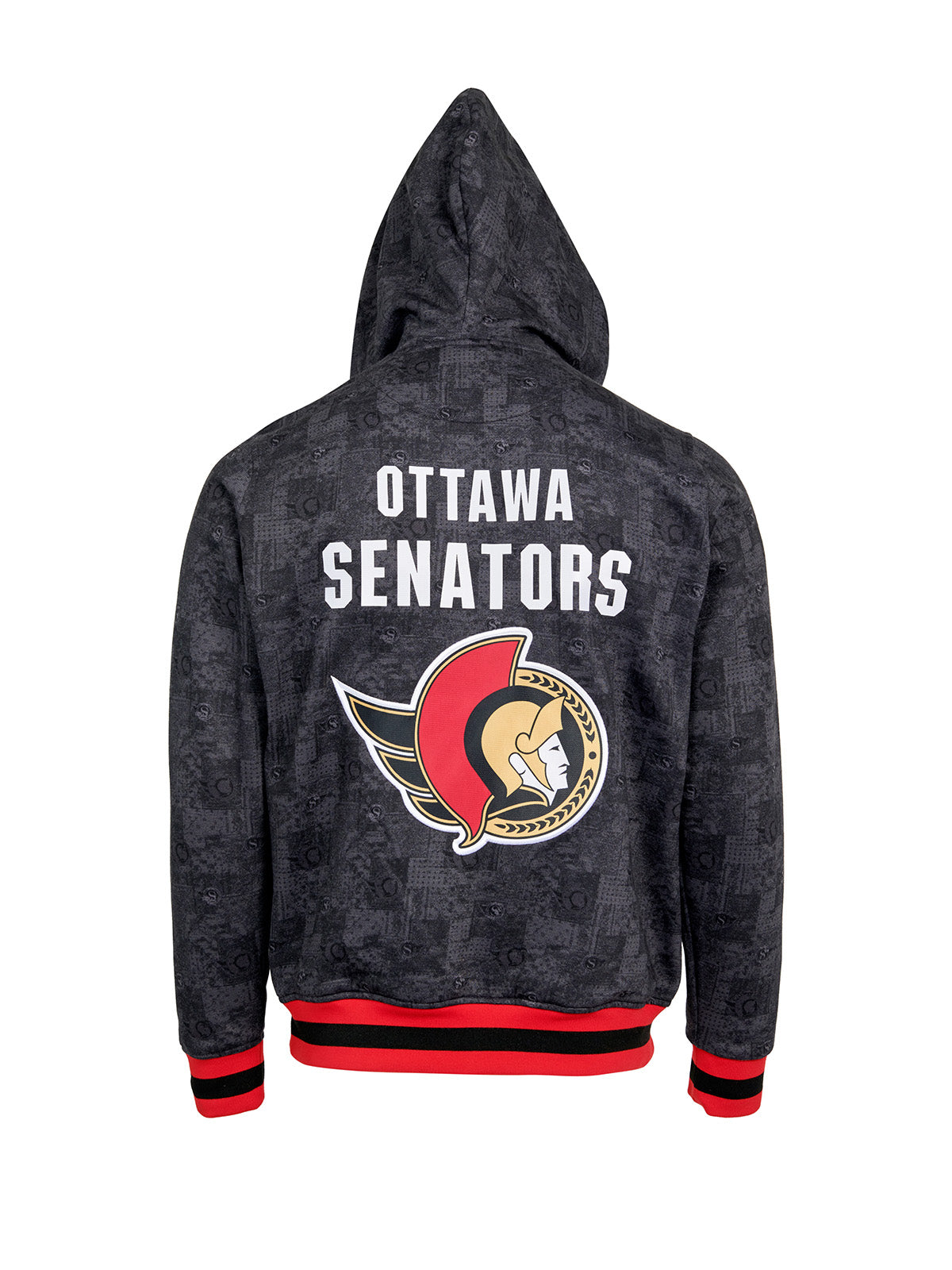 Ottawa Senators Hoodie - Show your team spirit, with the iconic team logo patch centered on the back, and proudly display your Ottawa Senators support in their team colors with this NHL hockey hoodie.