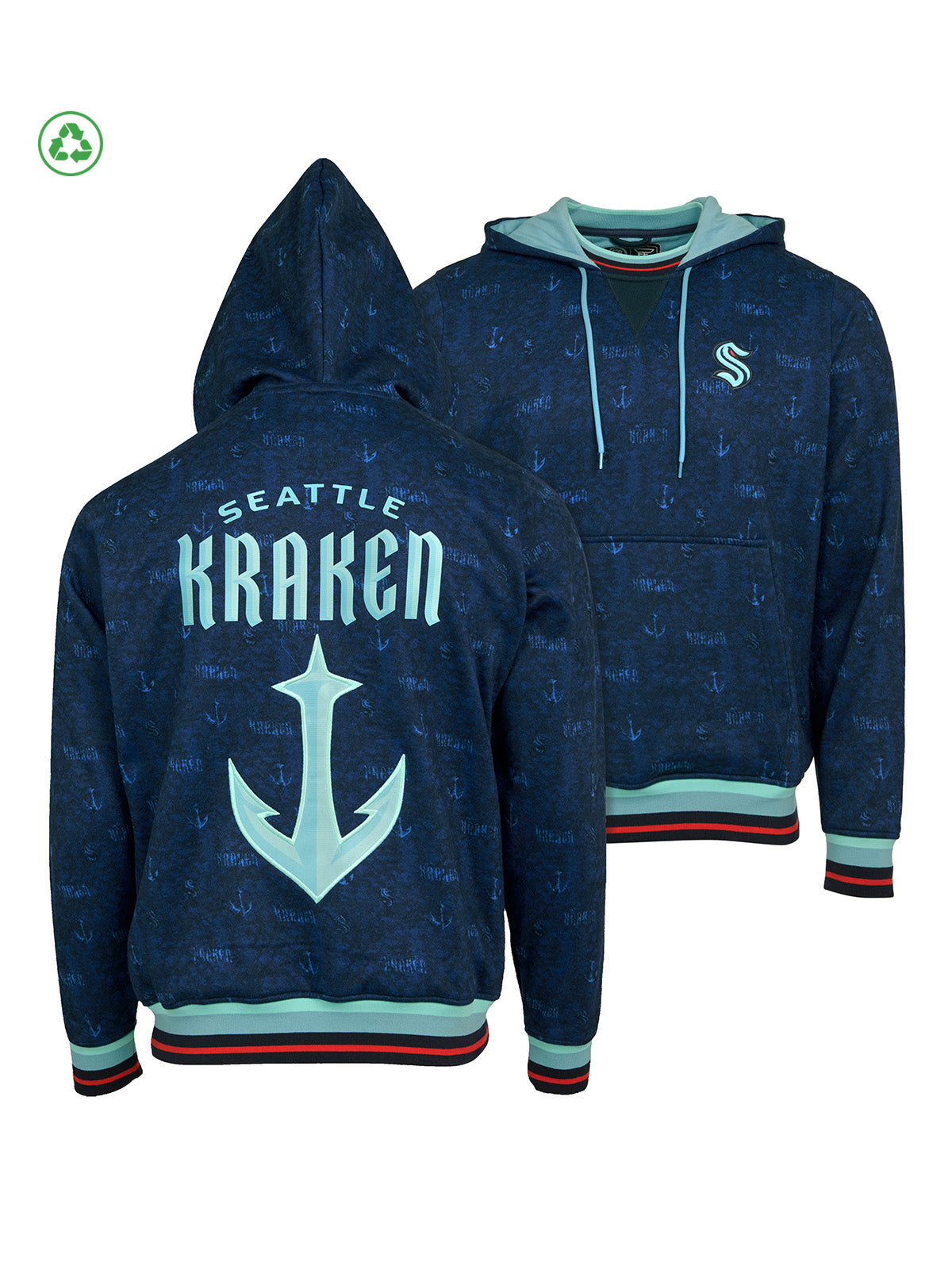 Seattle Kraken Crew Neck Hoodie | Official NHL Merchandise