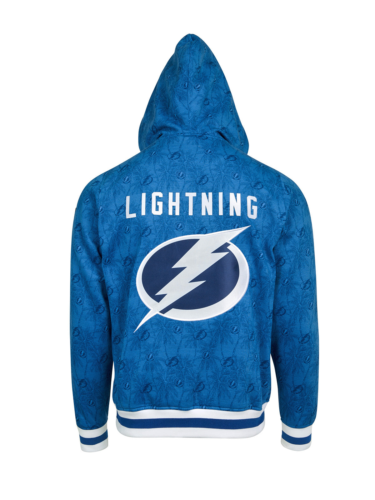 Tampa Bay Lightning Hoodie - Show your team spirit, with the iconic team logo patch centered on the back, and proudly display your Tampa Bay Lightning support in their team colors with this NHL hockey hoodie.