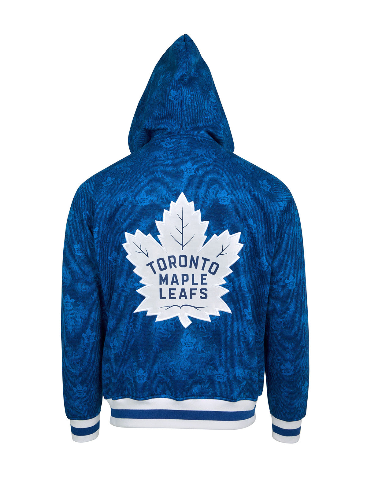 Toronto Maple Leafs Hoodie - Show your team spirit, with the iconic team logo patch centered on the back, and proudly display your Toronto Maple Leafs support in their team colors with this NHL hockey hoodie.