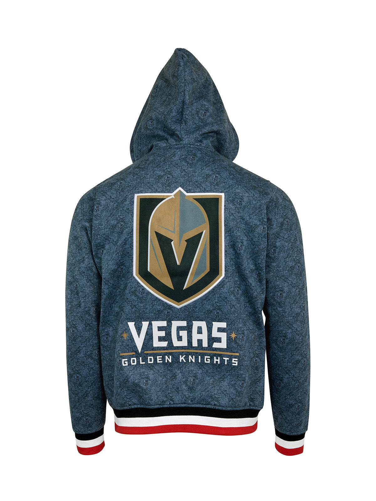Vegas Golden Knights Hoodie - Show your team spirit, with the iconic team logo patch centered on the back, and proudly display your Vegas Golden Knights support in their team colors with this NHL hockey hoodie.