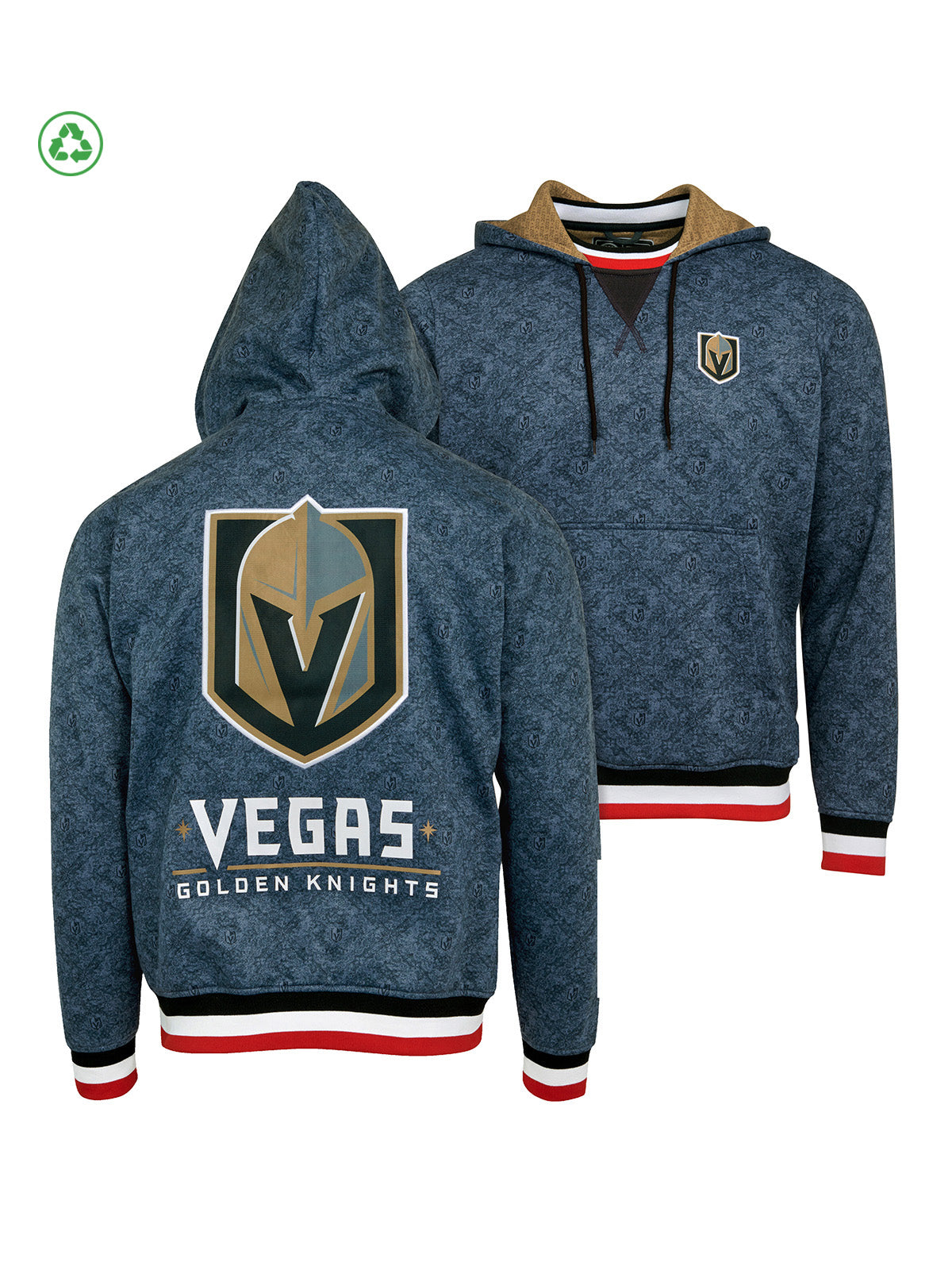 Golden knights zip up hoodie hotsell