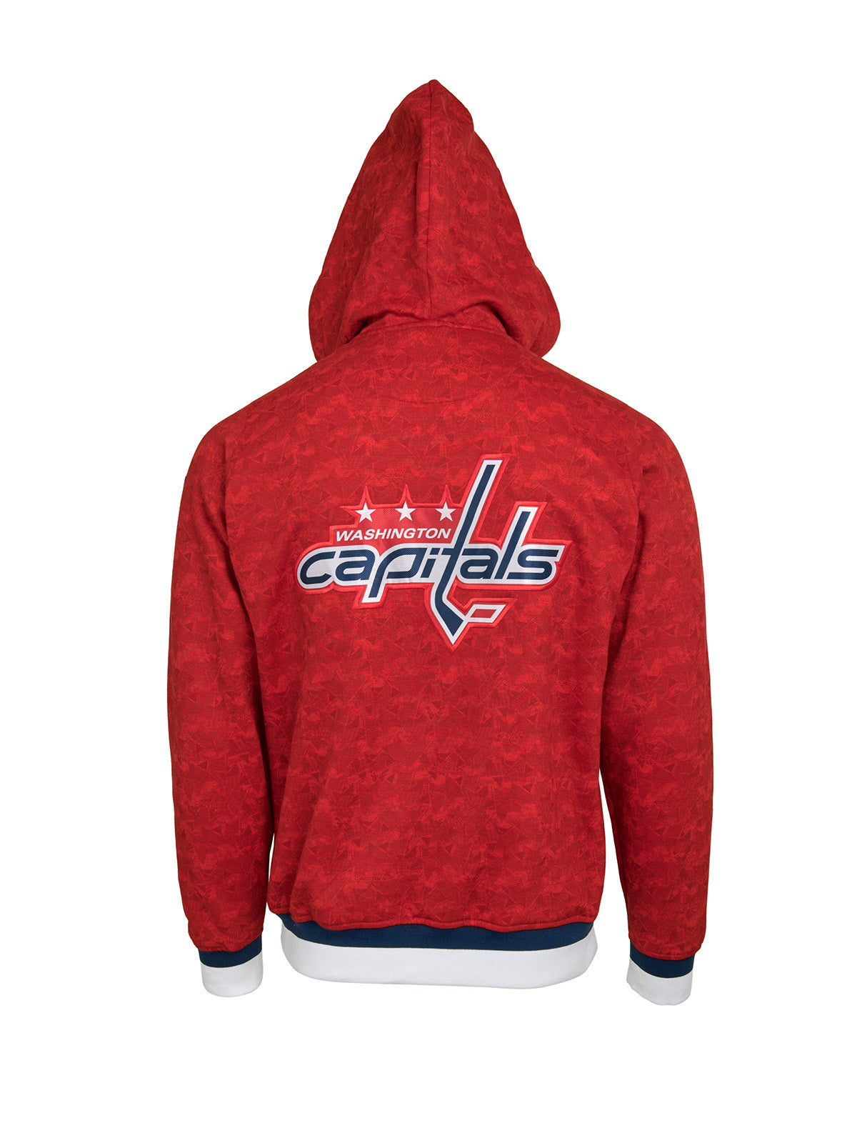 Washington Capitals Hoodie - Show your team spirit, with the iconic team logo patch centered on the back, and proudly display your Washington Capitals support in their team colors with this NHL hockey hoodie.
