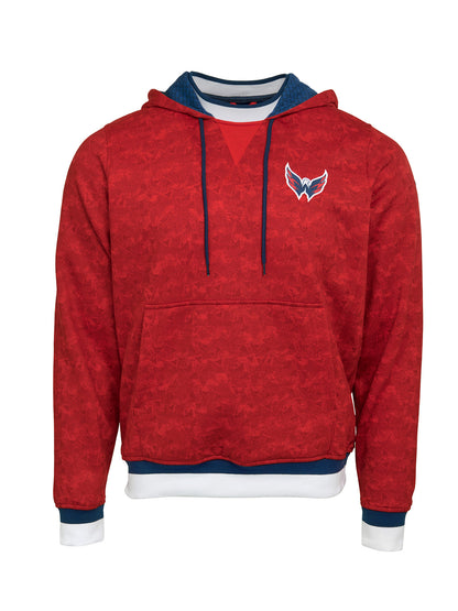 Washington Capitals Hoodie - Show your team spirit, with the iconic team logo patch on the front left chest, and proudly display your Washington Capitals support in their team colors with this NHL hockey hoodie.
