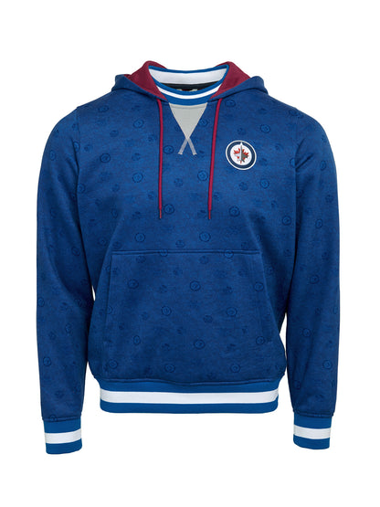 Winnipeg Jets Hoodie - Show your team spirit, with the iconic team logo patch on the front left chest, and proudly display your Winnipeg Jets support in their team colors with this NHL hockey hoodie.
