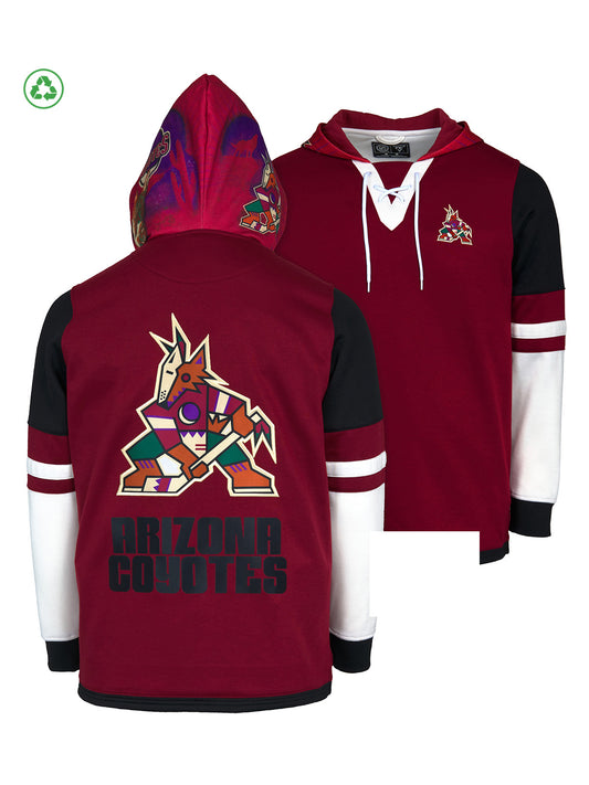 Arizona Coyotes Lace-Up Hoodie