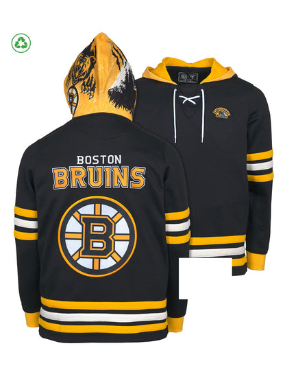 Boston Bruins Lace-Up Hoodie