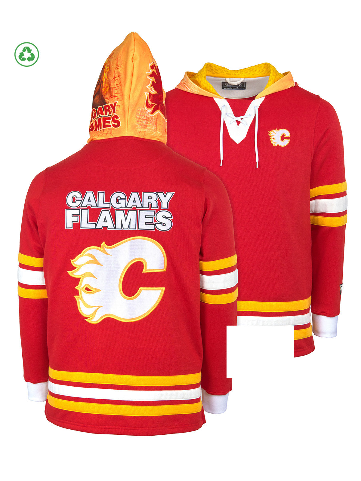 Calgary Flames Lace-Up Hoodie