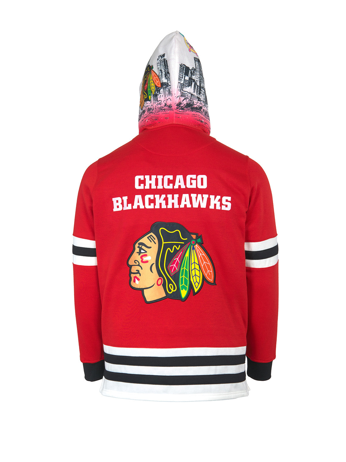Chicago Blackhawks Lace Up Hoodie Official NHL Merchandise FE