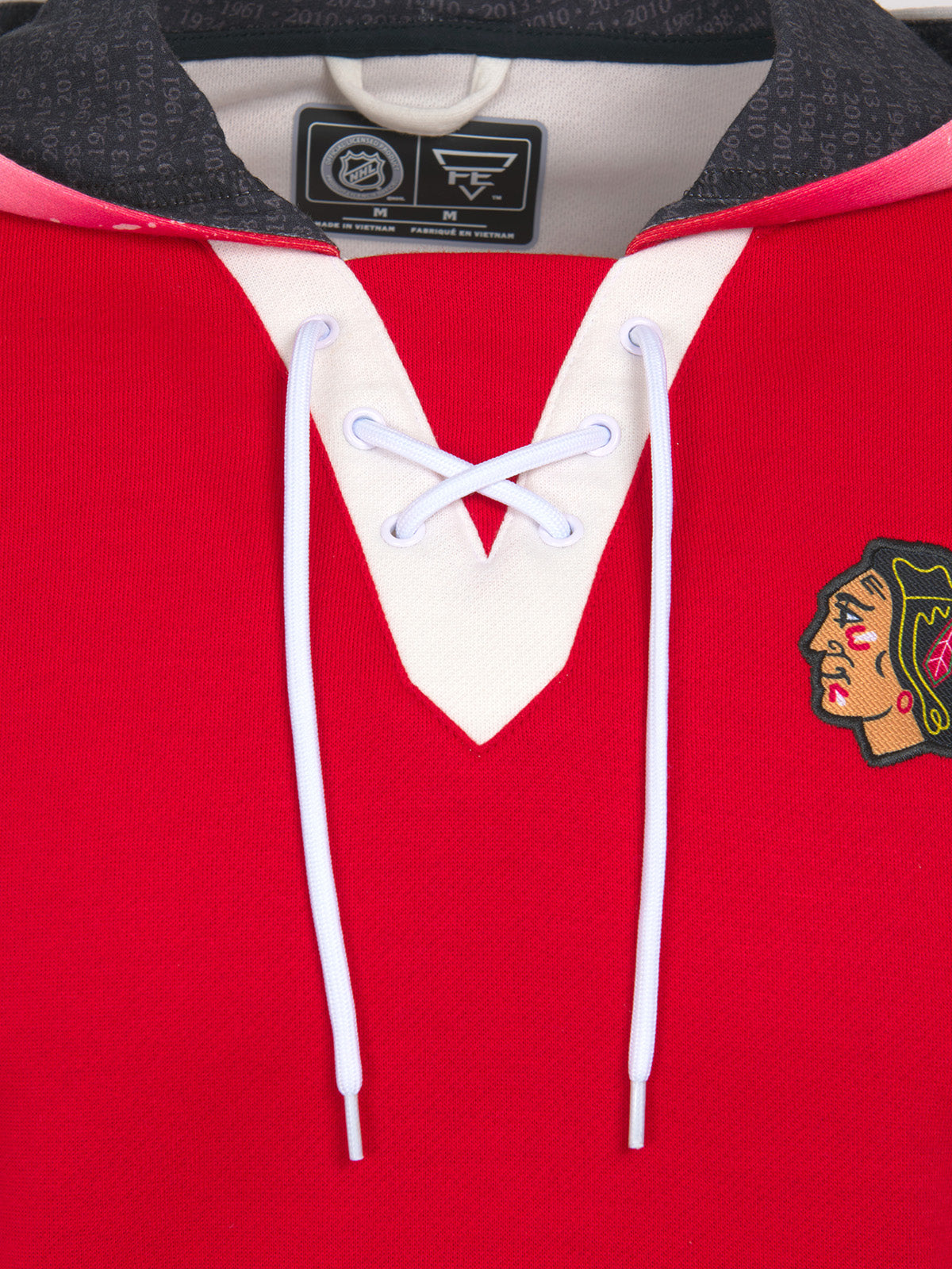 Chicago Blackhawks Lace-Up Hoodie Adult popular S By OTS NHL Hockey