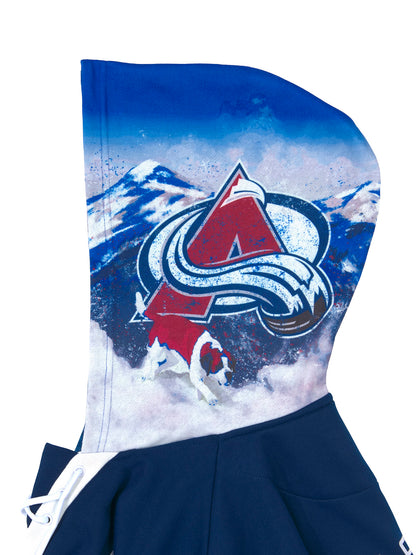 Colorado Avalanche Lace-Up Hoodie