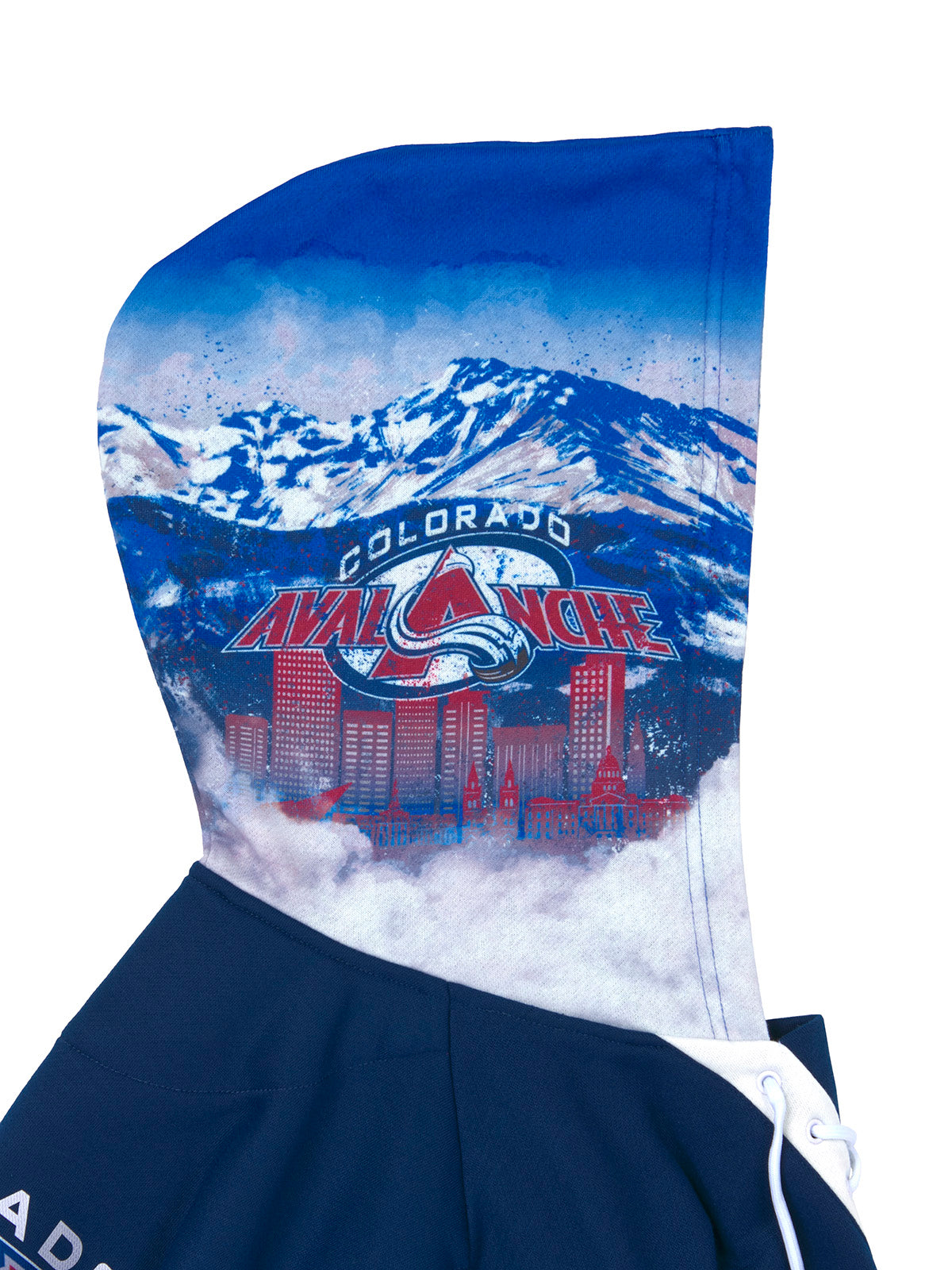 Colorado Avalanche Lace-Up Hoodie