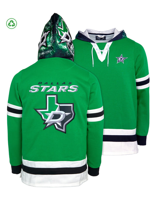 Dallas Stars Lace-Up Hoodie | Official NHL Merchandise