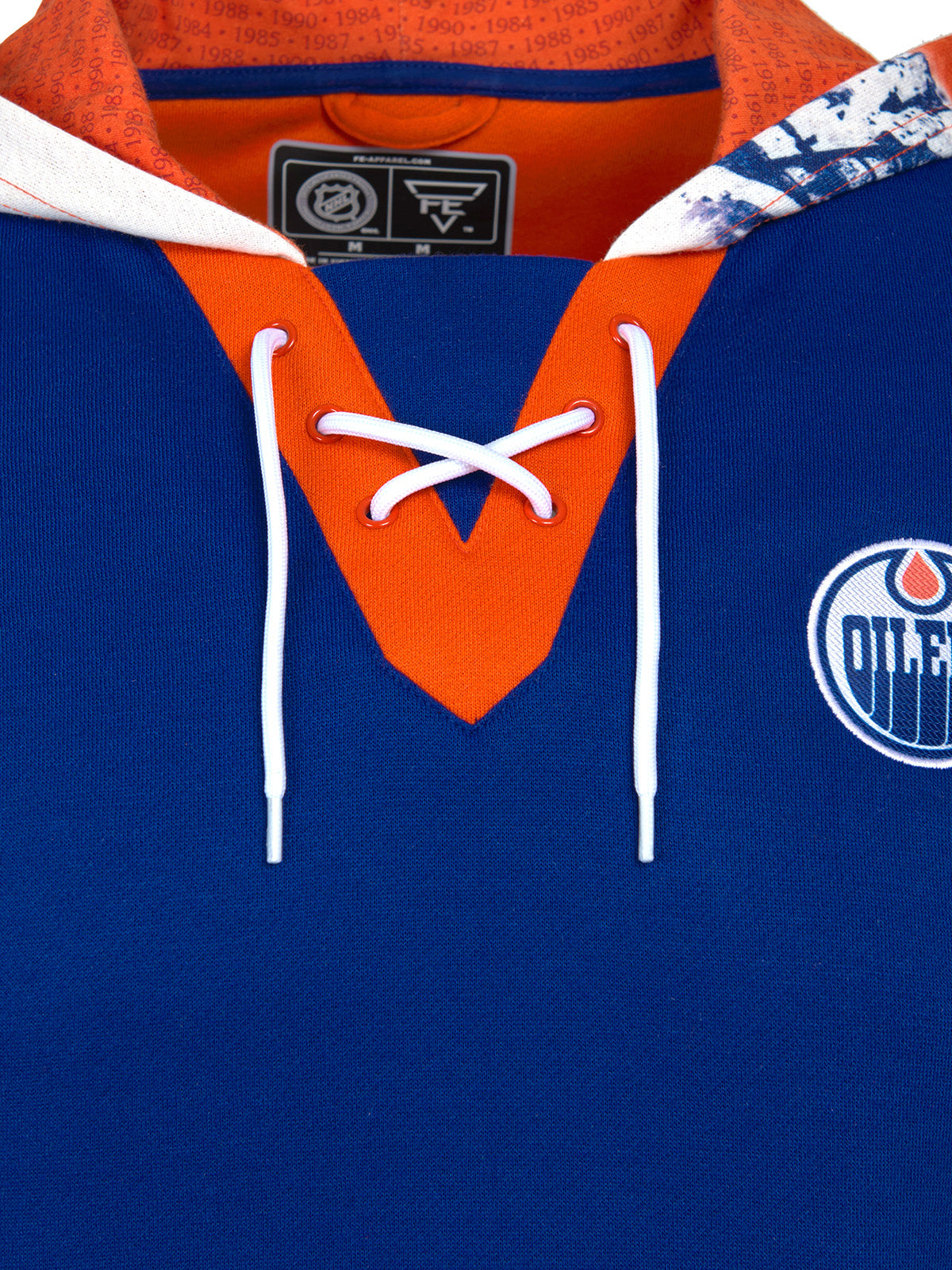 Edmonton Oilers Lace-Up Hoodie