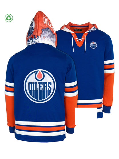 Edmonton Oilers Lace-Up Hoodie