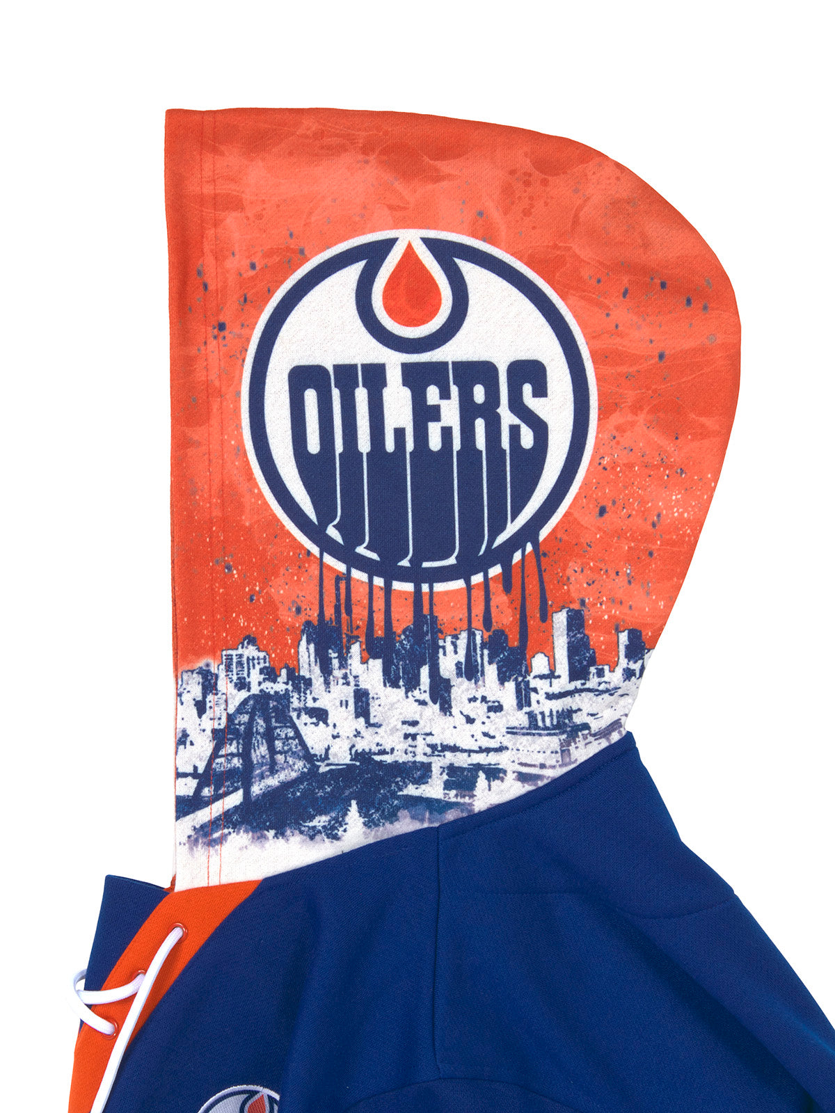 Edmonton Oilers Lace-Up Hoodie