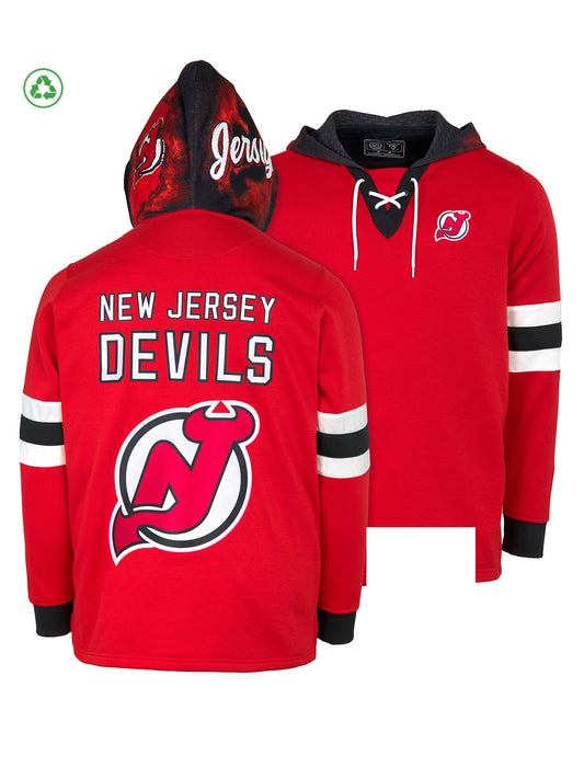 New Jersey Devils Lace-Up Hoodie