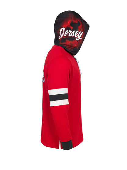 New Jersey Devils Lace-Up Hoodie