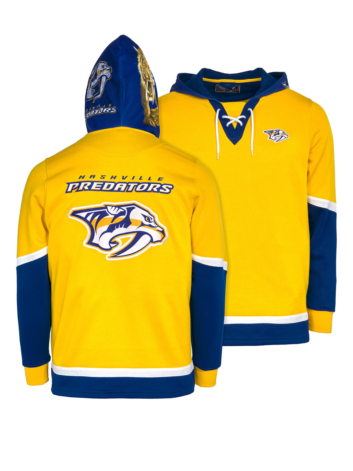 Nashville predators lace outlet up hoodie