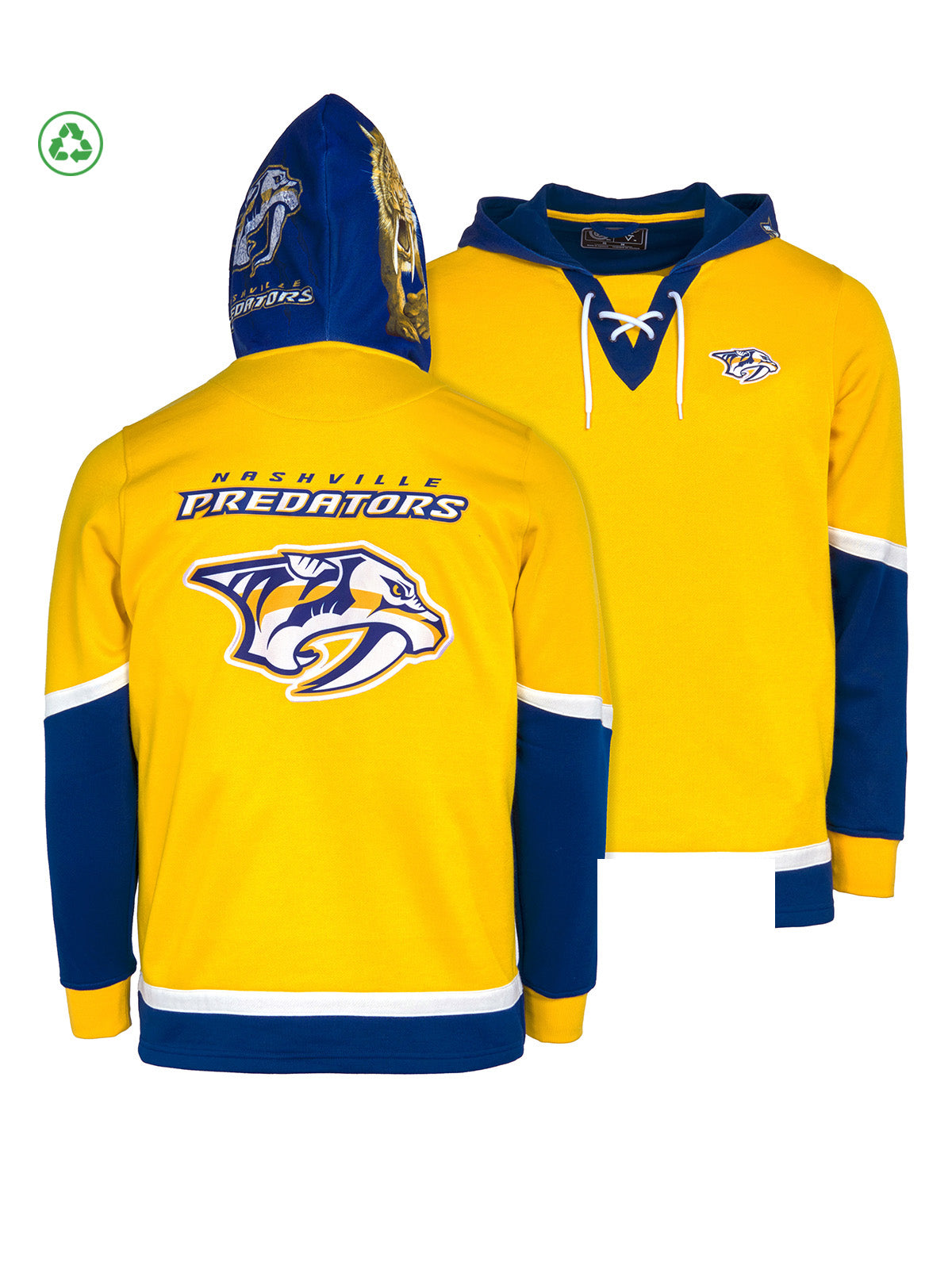 Nashville Predators Lace-Up Hoodie