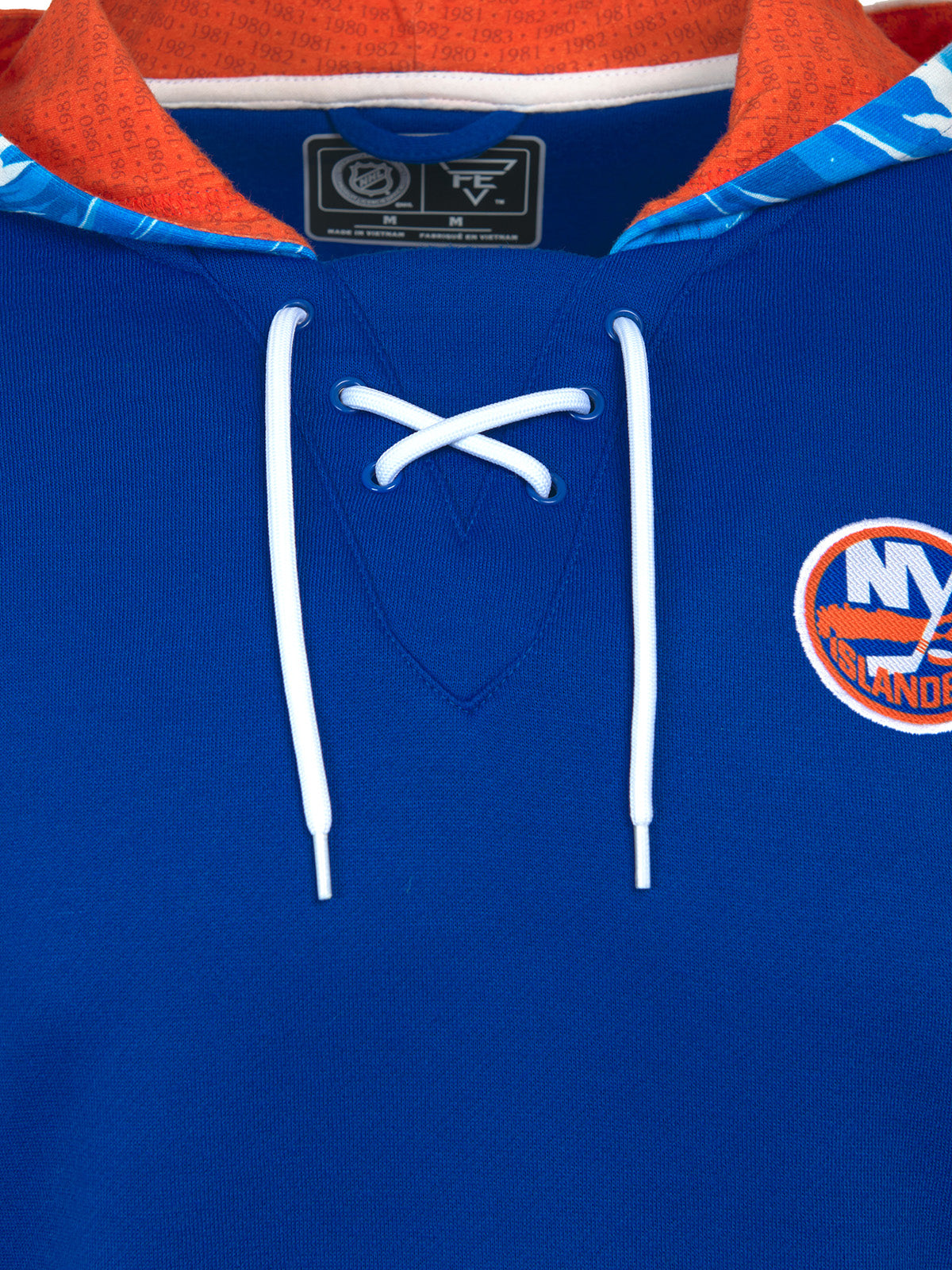 New York Islanders Lace-Up Hoodie