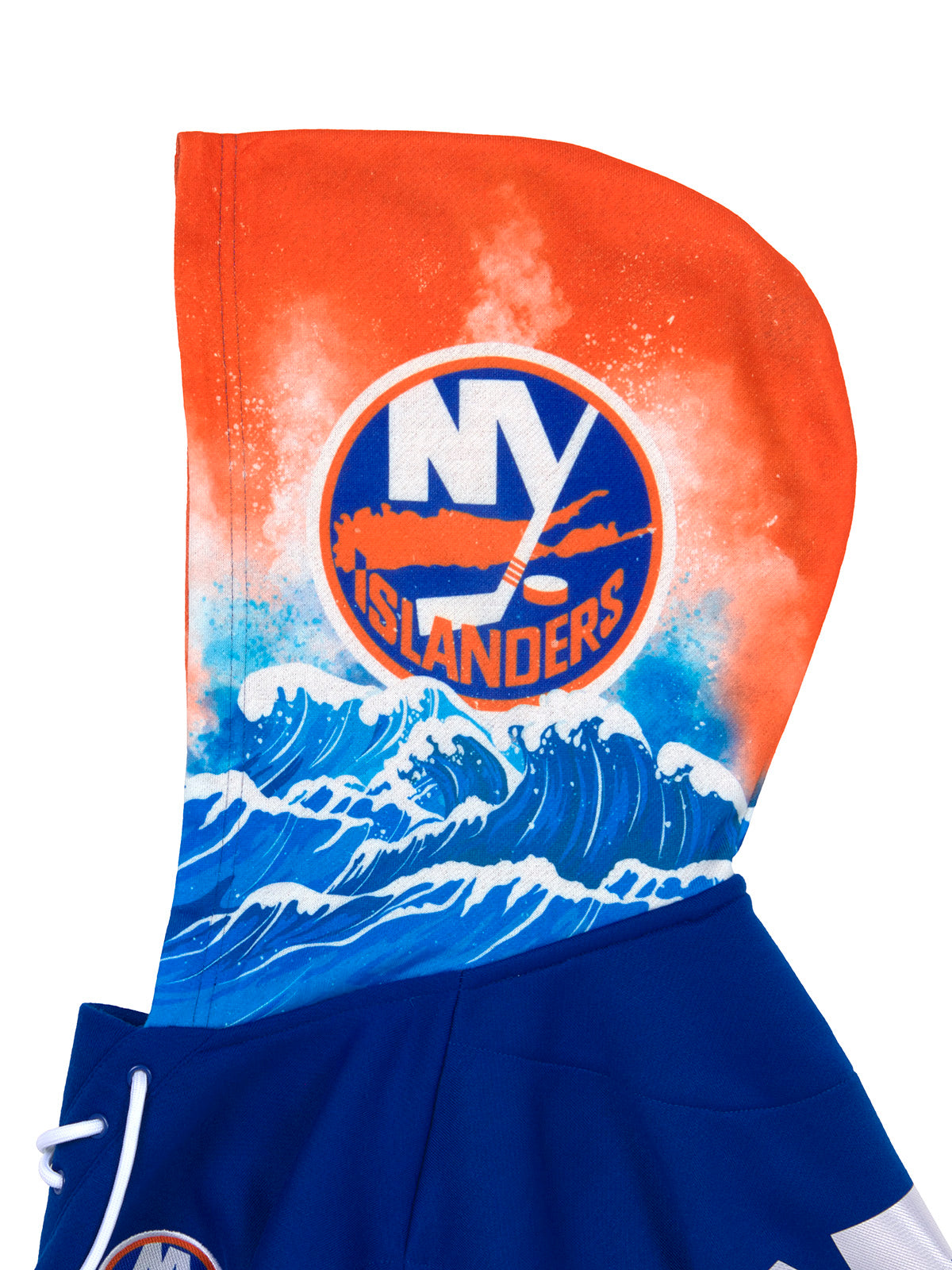 New York Islanders Lace-Up Hoodie