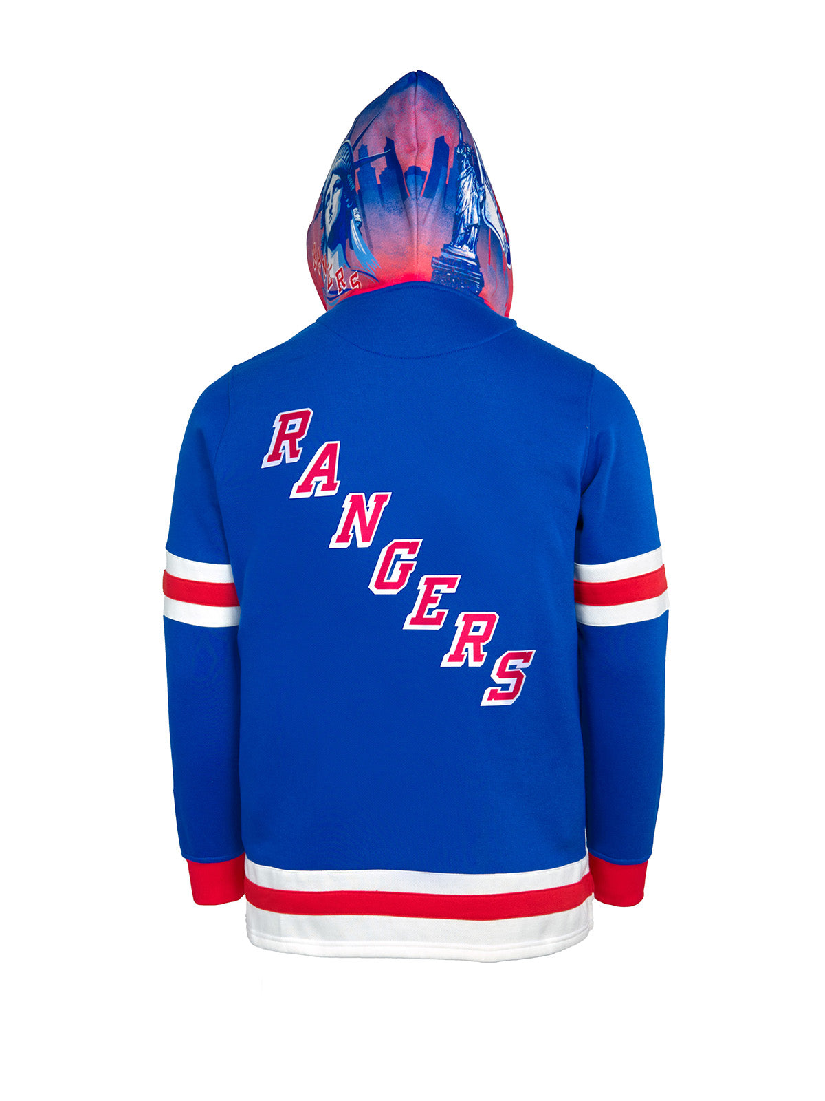 New York Rangers Lace Up Hoodie Official NHL Merchandise FE