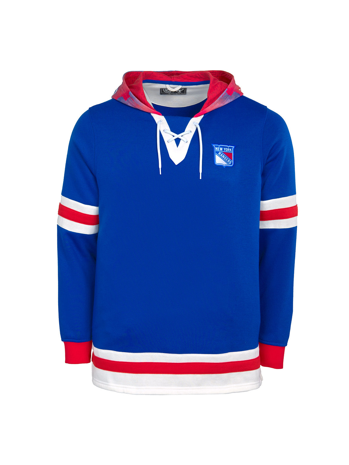 New York Rangers Lace-Up Hoodie