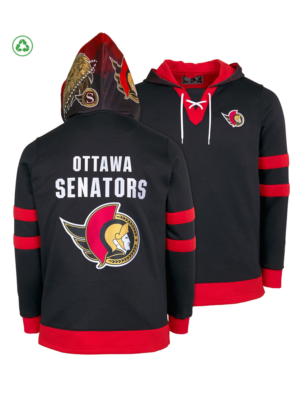 Ottawa Senators Lace-Up Hoodie | Official NHL Merchandise