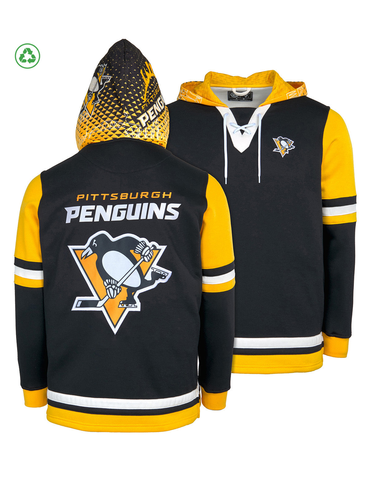 Pittsburgh Penguins Lace-Up Hoodie | Official NHL Merchandise