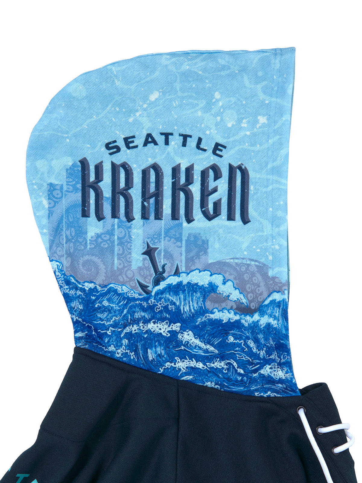Seattle Kraken Lace-Up Hoodie