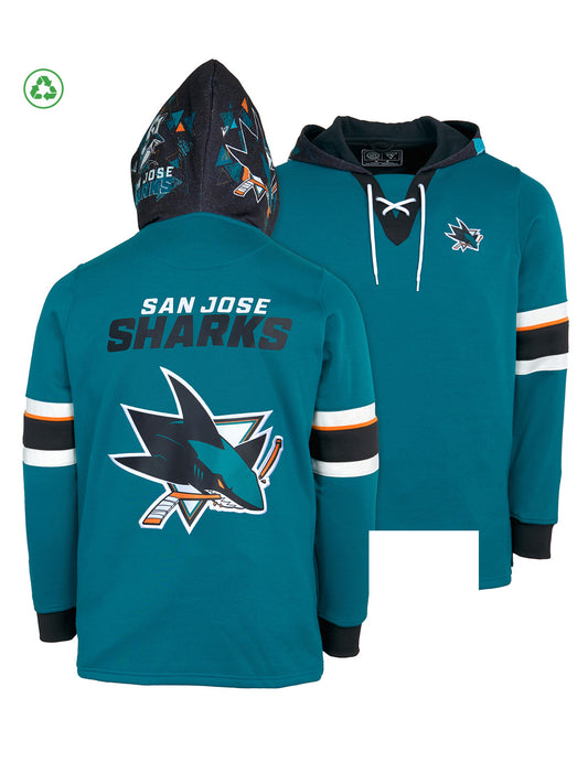 San Jose Sharks Lace-Up Hoodie