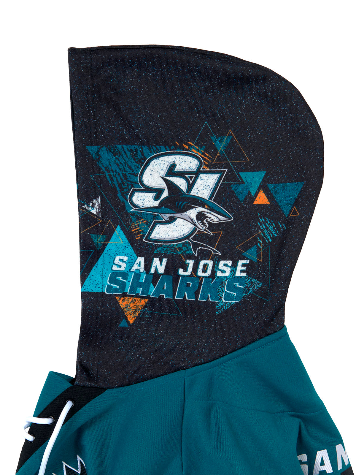 San Jose Sharks Lace-Up Hoodie