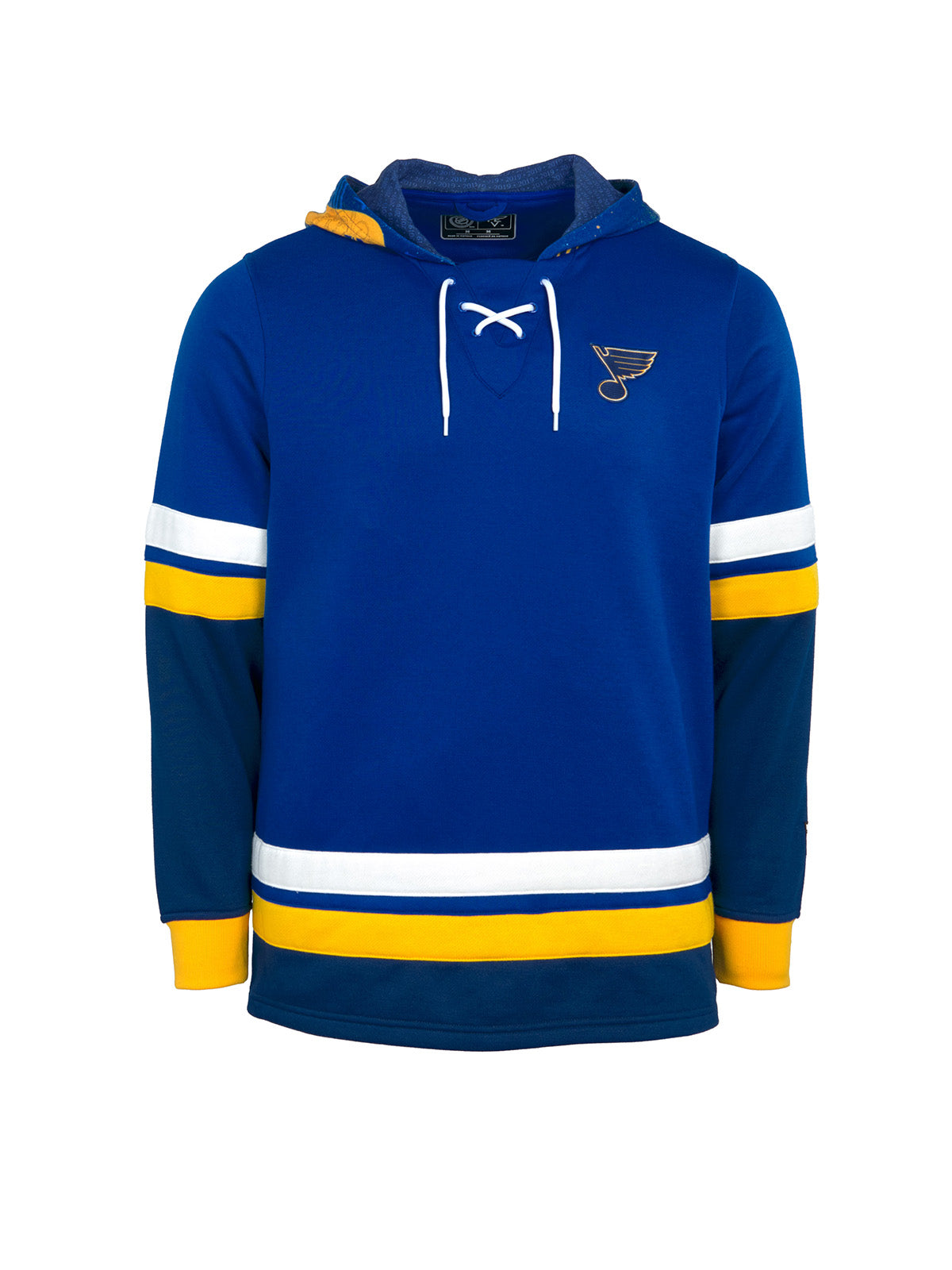 St. Louis Blues Lace Up Hoodie | Official NHL Merchandise | FE Apparel St. Louis Blues Lace Up Hoodie | Official NHL Merchandise | FE Apparel