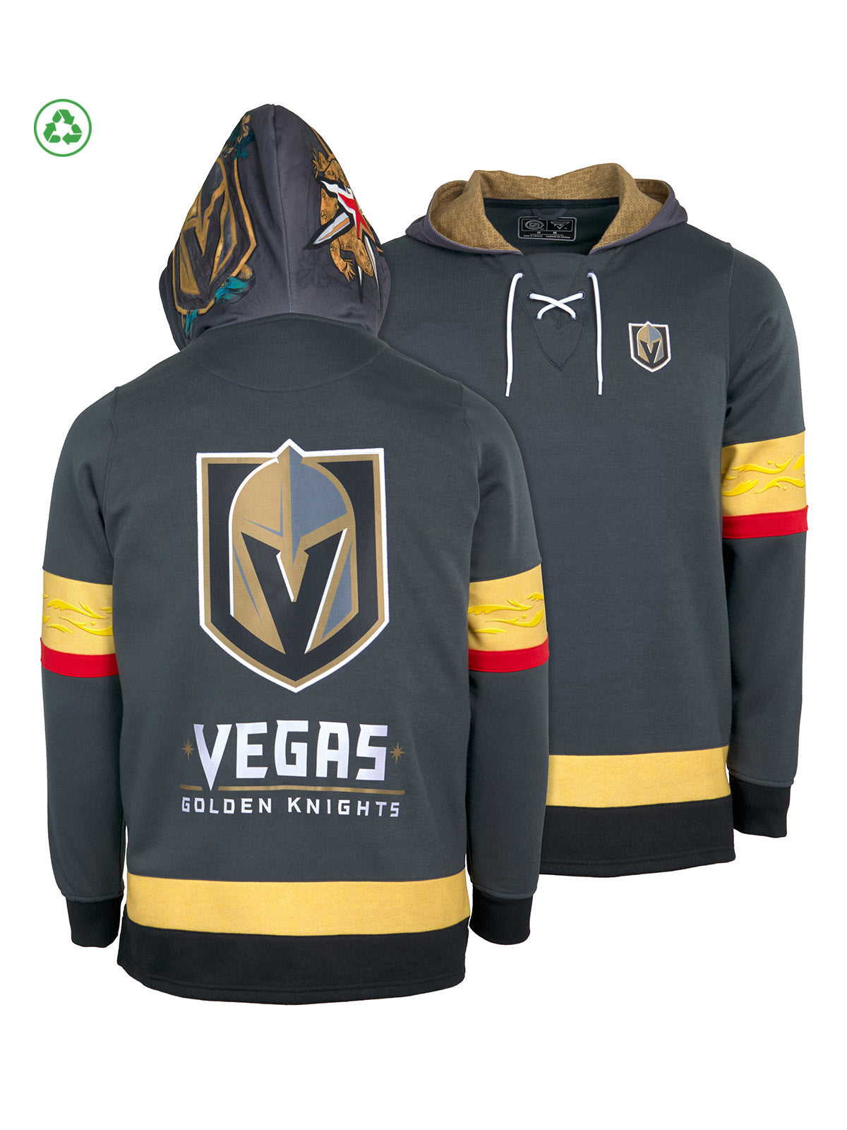 Vegas Golden Knights Lace-Up Hoodie | Official NHL Merchandise