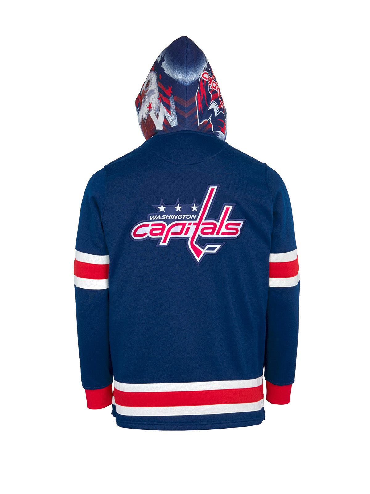 Capitals Merch Washington Capitals Lace Up Hoodie | Official NHL Merchandise | FE Apparel