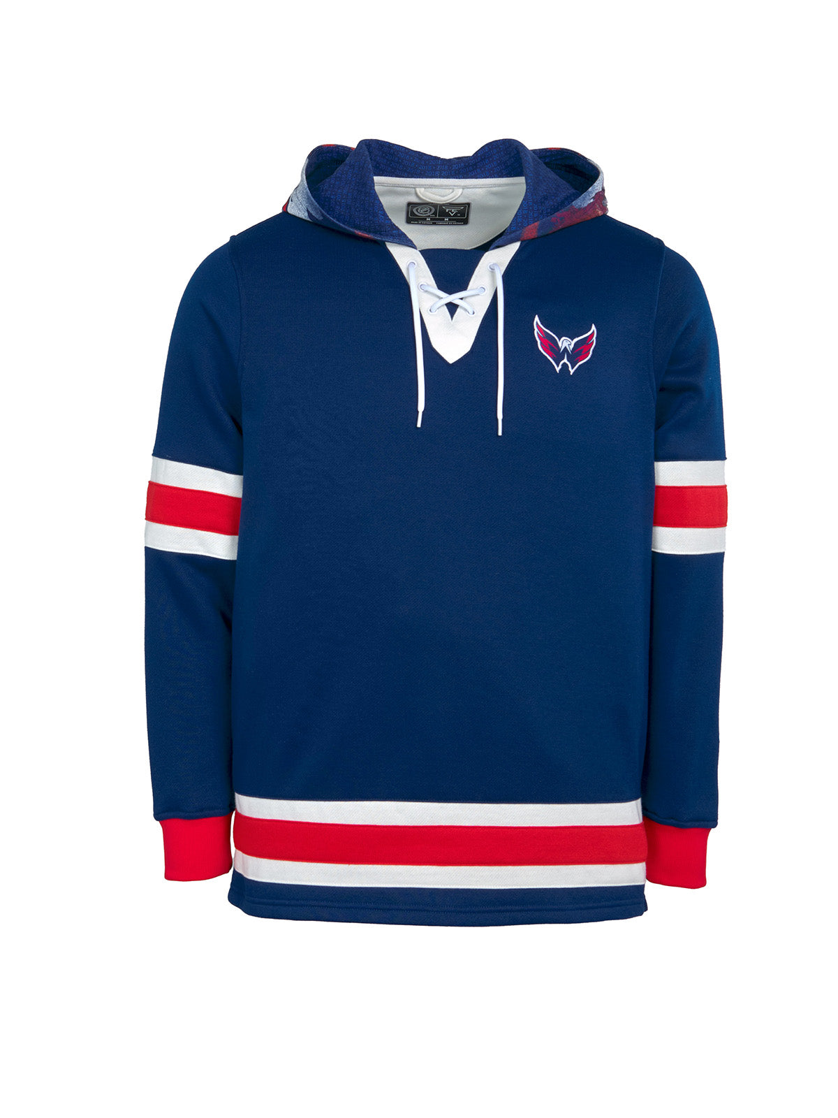 Capitals Merch Washington Capitals Lace Up Hoodie | Official NHL Merchandise | FE Apparel