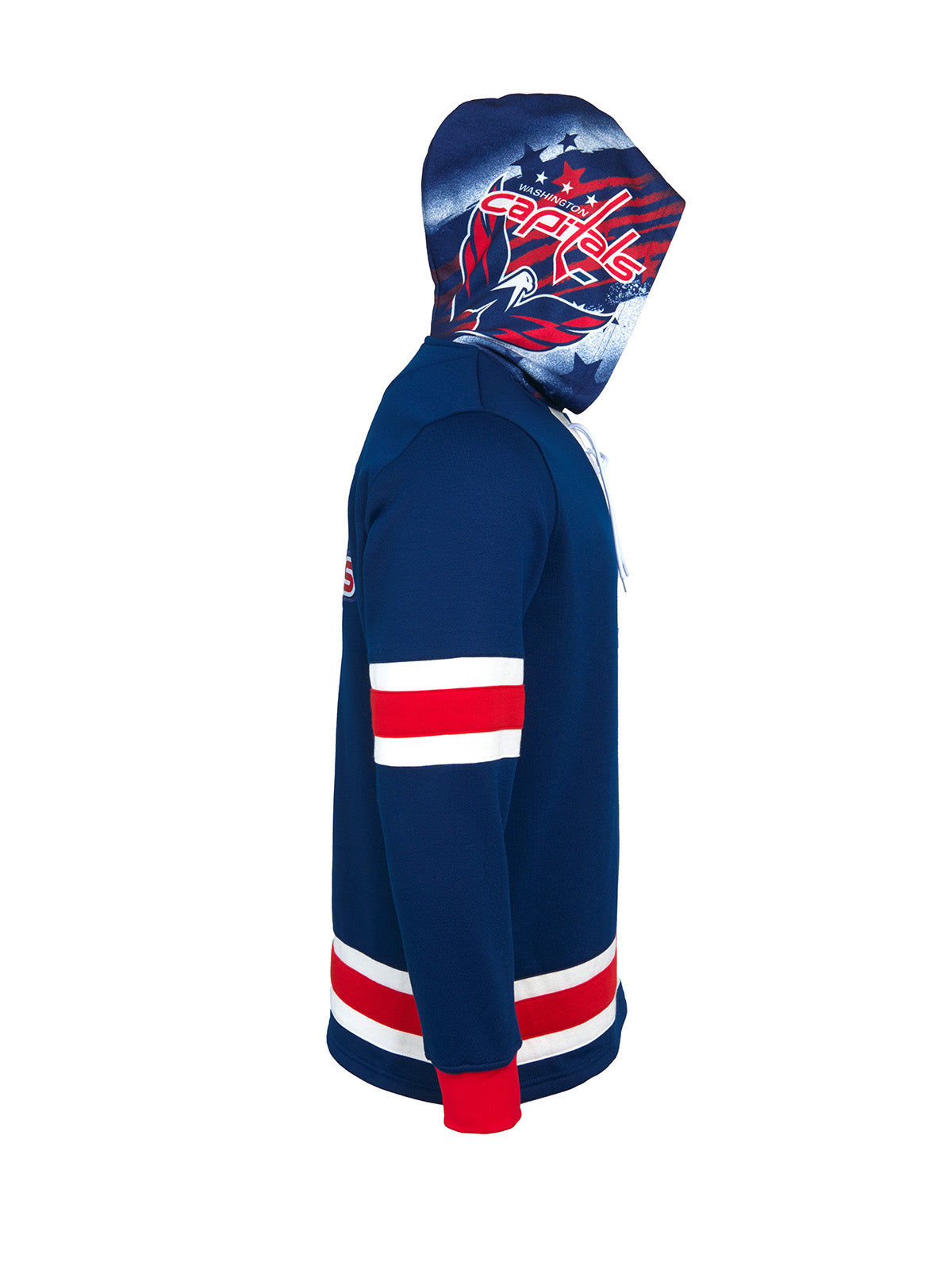 Capitals Merch Washington Capitals Lace Up Hoodie | Official NHL Merchandise | FE Apparel