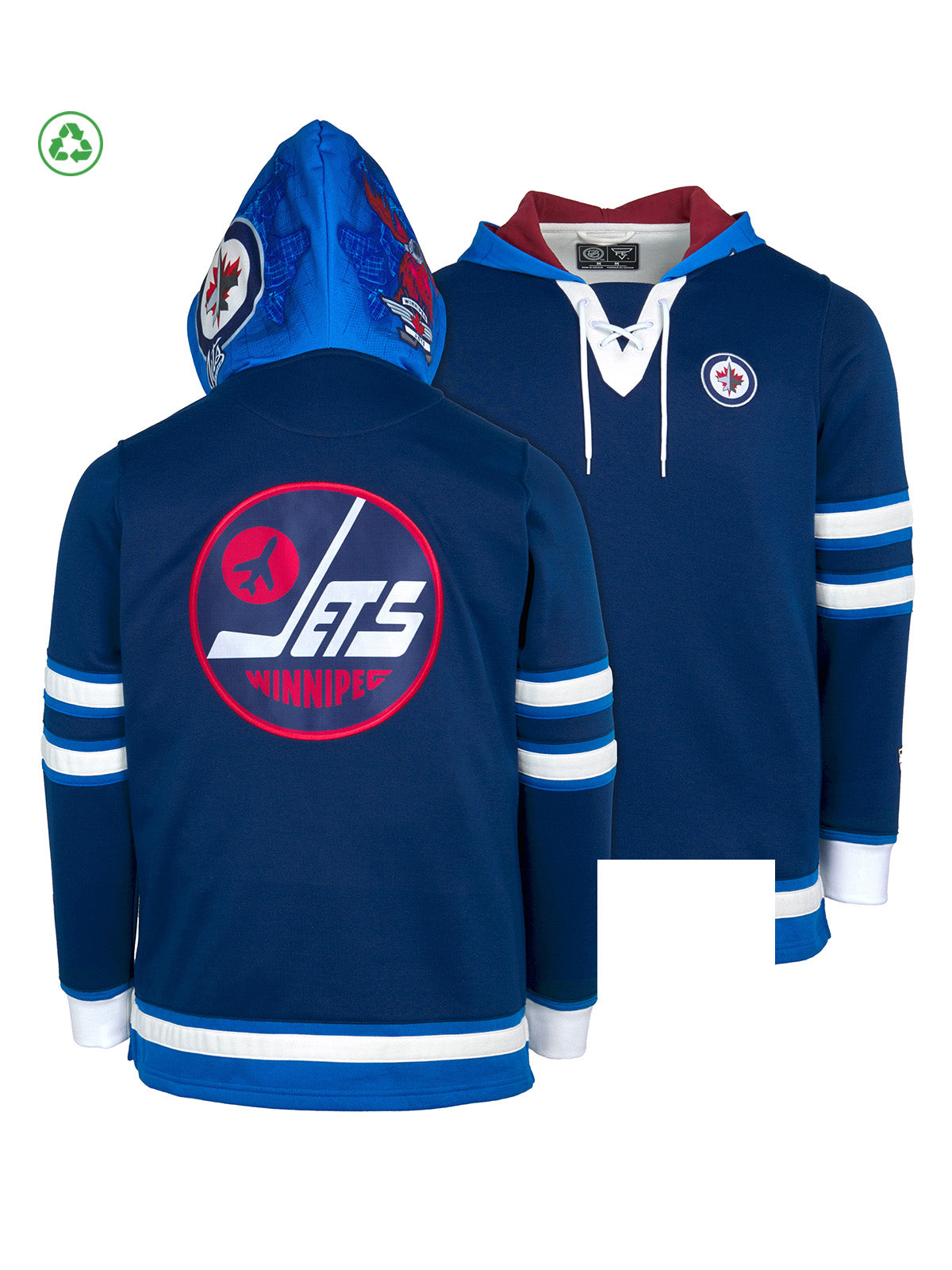 Winnipeg Jets Lace-Up Hoodie