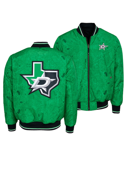 Unisex Dallas Stars Reversible Bomber