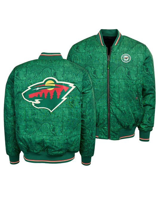 Unisex Minnesota Wild Reversible Bomber