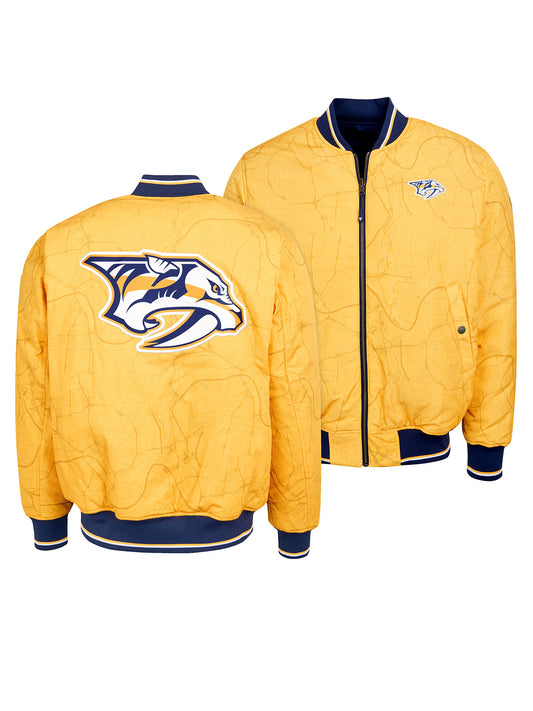 Unisex Nashville Predators Reversible Bomber