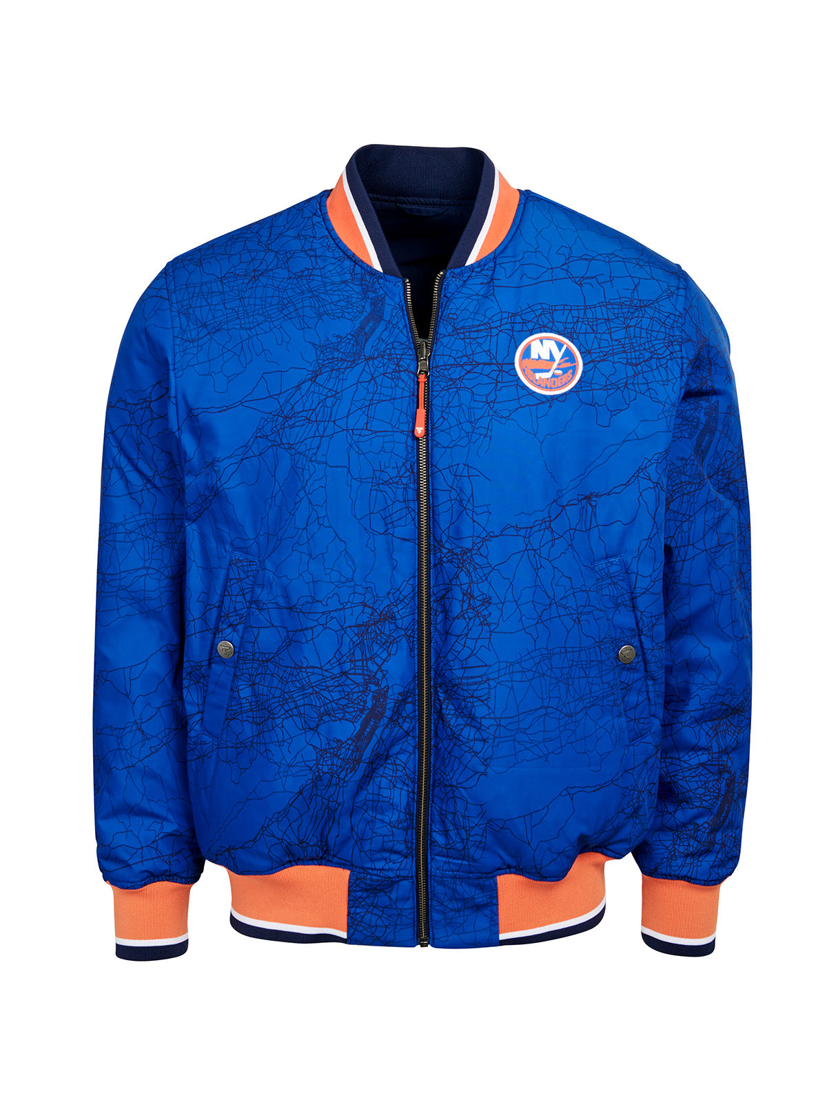 Islanders Jacket New York Islanders Reversible Bomber Jacket | Official NHL Merchandise ...