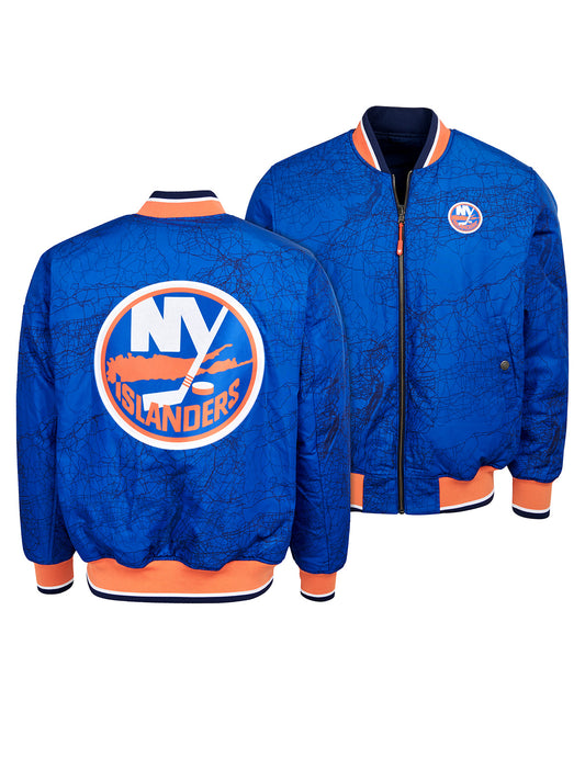 Unisex New York Islanders Reversible Bomber