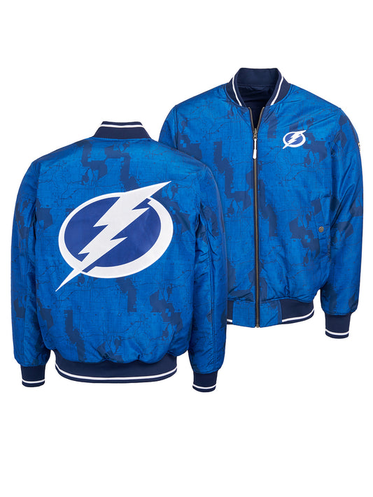 Unisex Tampa Bay Lightning Reversible Bomber